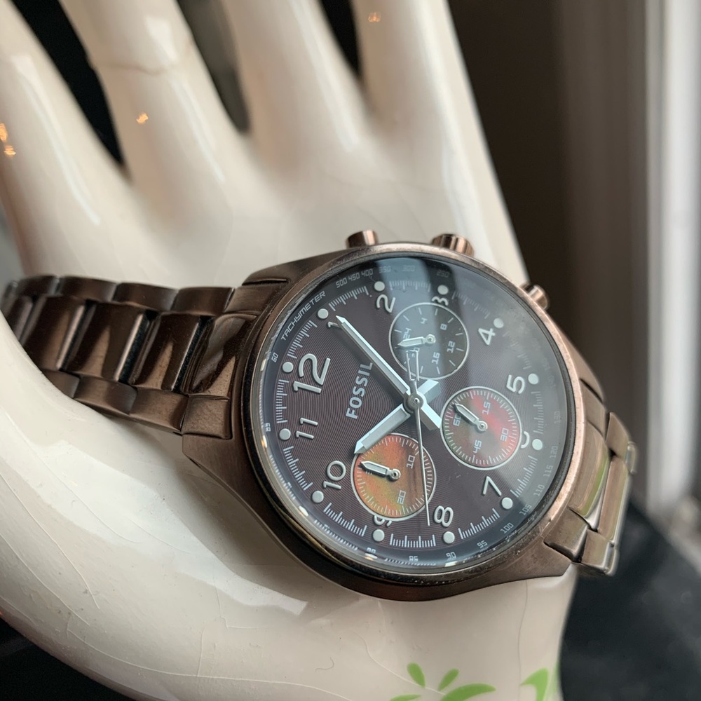 Fossil Womens Chronograph Stainless Watch CH-2811